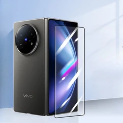 Premium 3D Curved Tempered Glass Screen Protector - Full Cover 9H Clear Protective Film for Vivo X Fold 5