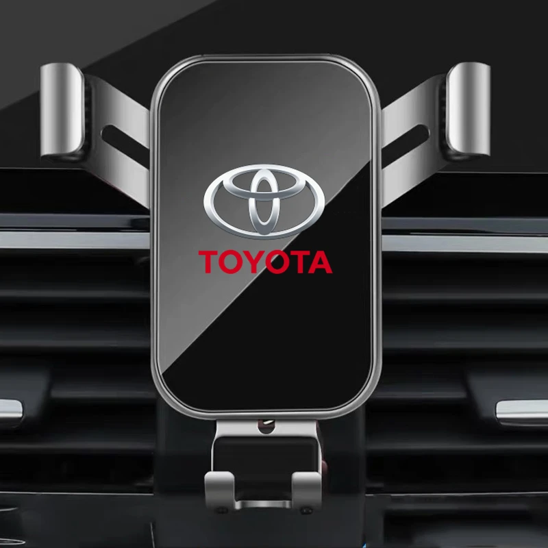 Car Gravity Phone Holder Air Vent Clip Mount Mobile Cell Stand Smart phone GPS Holder For Toyota Camry Corolla C-hr Rav4 Yaris