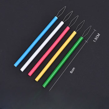Cylindrical Colorful Needle Threader Sewing Threader Diy Sewing Accessories Leader Beader Threading Needle Shenqi Sewing Tools 1