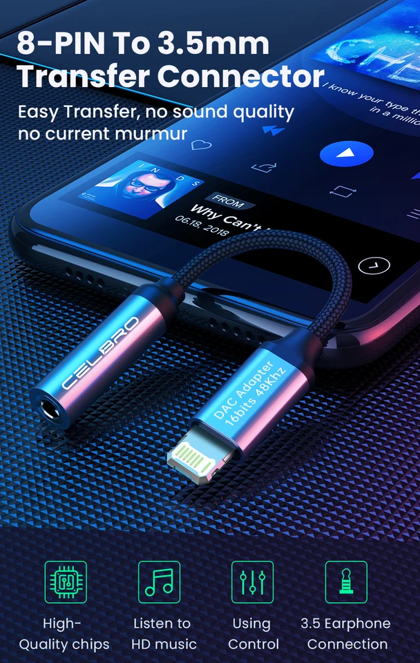 Adattatore Aux 3,5mm Per IPhone 14, 13, 12 – Maschio A Femmina, Cavo Flessibile Bianco