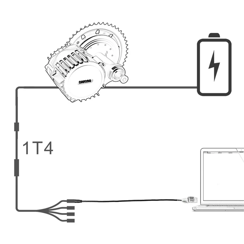 E-bike Bafang USB Programming Cable For BAFANG Mid Drive Motor Kits