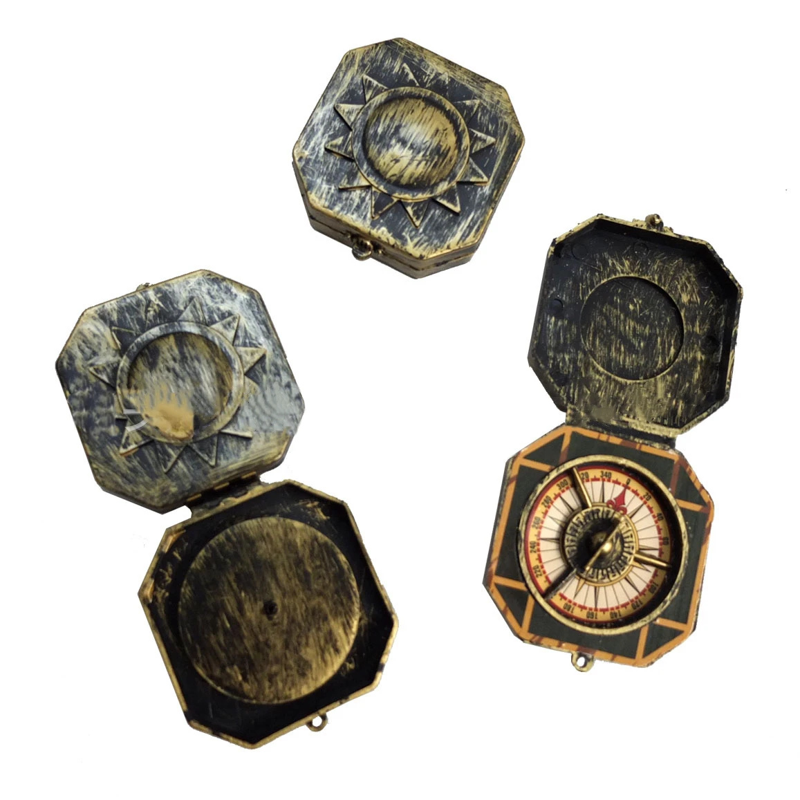 Navigation Compass Vintage Hallowmas Party Fancy Toy Compass for Decoration Gift Kids