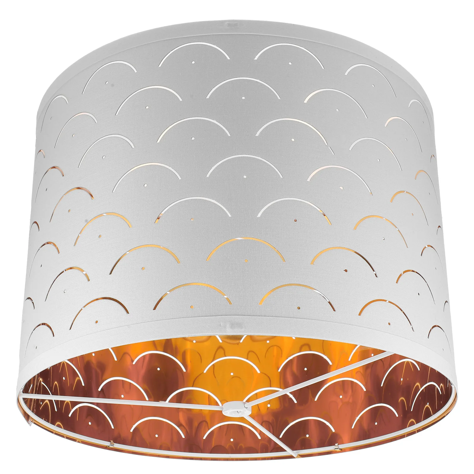 

Medium Lampshade Fabric Cloth Lampshade Hollow Drum Lamp Cover Table Lamp Floor Lamp Household Lampshade Replacement 12.9X9.4