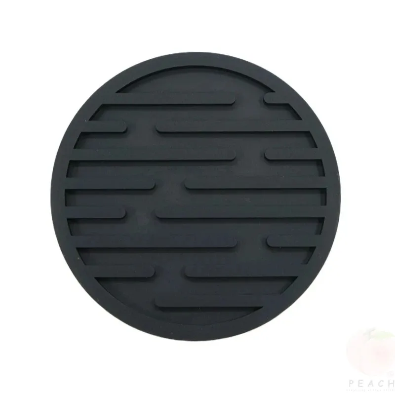 Silicone Coasters Round Heat Resistant Tea Cup Mat Table Mat Drink Coffee Mug Glass Beverage Holder Pad 10cm