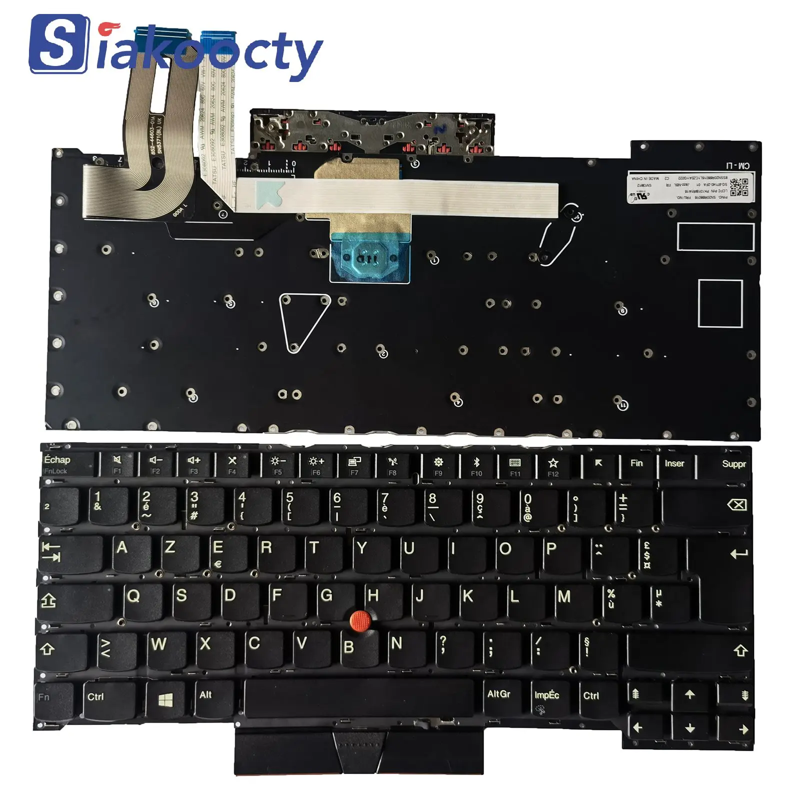 Tastiera Interna Per Laptop Fr All'Ingrosso Per Lenovo Thinkpad T490S T495S P1 X1 Extreme Gen1 Gen2 Clavier