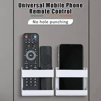 Adhesive Punch-Free Remote Control & Socket Holder 1