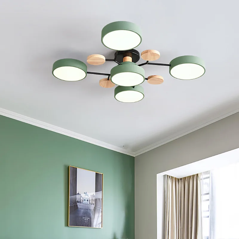 Plafoniera LED Ferro Verde — Tre Temperature Colore - immagine 11