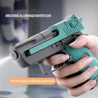 Mini water pistol Mechanical continuous firing Water Gun Summer  Pool Shooting Watergun Manual Water Gun Outdoor Game Toys Gifts 1