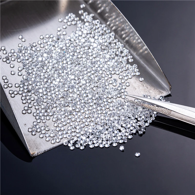 Loose Moissanites D Color VVS1 3mm 0.1 Carat GRA Credentials DIY Jewelry Making