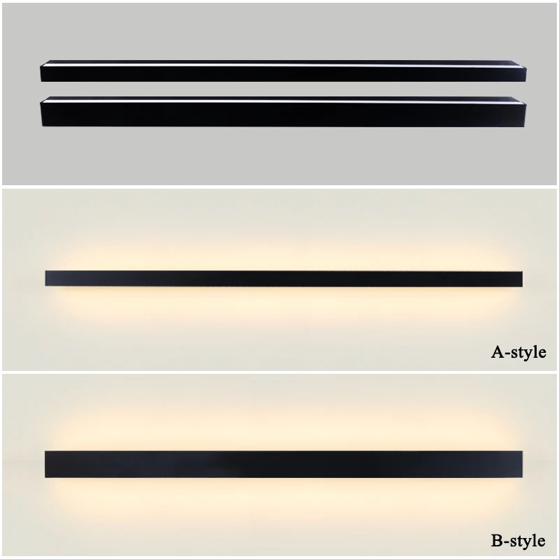 Wall Light Wall Lights Modern Waterproof Outdoor Porch Lights Straight Line LED for Bedroom Living Room Background Decor Kitchen lamp
