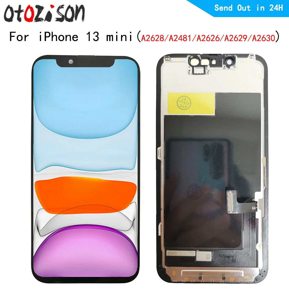 Lcd Oled Per Iphone 13 Mini (2021) A2628 A2481 A2626 A2629 A2630 Display Lcd Touch Panel Screen Digitizer Assembly Per Ip13Mini
