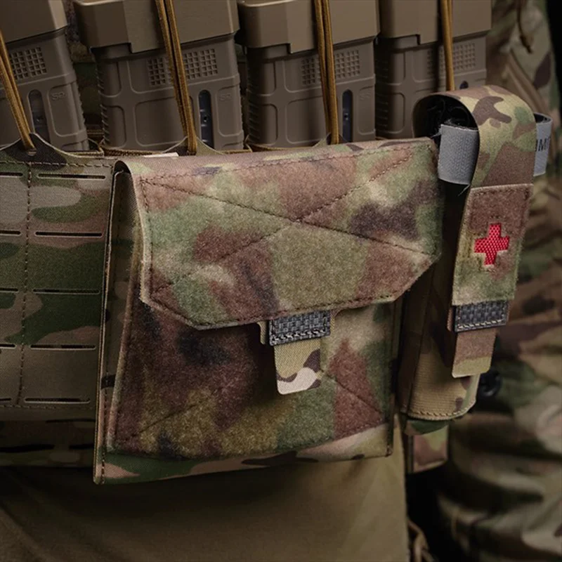 위장 MOLLE 지도 케이스 야외 Airsoft 조끼 기어 액세서리 헤비 듀티 스토리지를위한 다목적 유틸리티 주최자