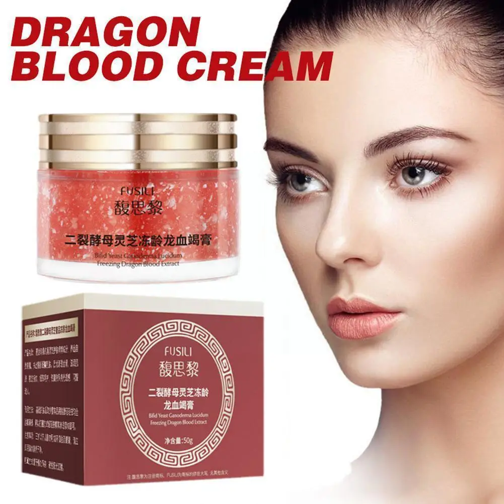 

50g Dragon Blood Cream Lazy Face Concealer Dragon Blood Skin Cream Moisturizing Rejuvenation Aging Face Care Anti Whitening X2L0