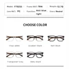 Wood Pattern Retro Anti Blue Light Glasses for Men Optical TR90 Male Square Glasses Frame Women Clear Lens Gift Frames F75233 5