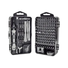 

138 in 1 Screwdriver Bit Computer Screw Driver Kit Ratcheting Portable Multifunctional Torx Straight Crosshead Screwdriver Set