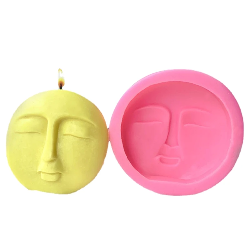 Face Decoration 3D Soap Mould DIY Epoxy Mold Handmade Candles Aroma Wax Soap Molds for Decorations