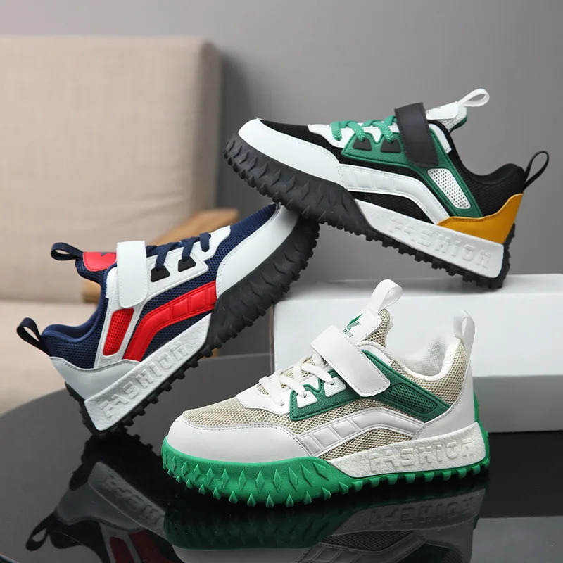 

2024 New Summer Boys' Sports Shoes Breathable Mesh Anti-slip, Anti-collision and Wear-resistant Girls' Comfortable Casual Shoes