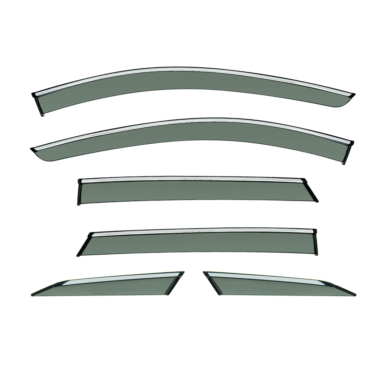 For BYD Yuan PRO EV + ATTO 3-Window Visor Rain Guard Weather Shield Wind Guard Deflector Car Accessories Shelters