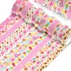 12 Rolls Cartoon Donut Design Paper Washi Tapes Masking Tape Birthday Gift For Girl DIY Handbook Scrapbooking Sticker Label 1