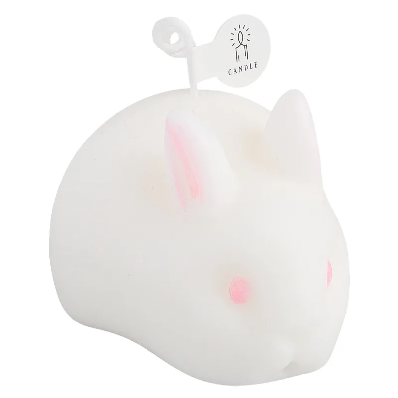 

5 PCS Cute Rabbit Scented Candle Birthday Wedding Party DIY Decor and Gift Aromatic Candle Light Aromatherapy Smell