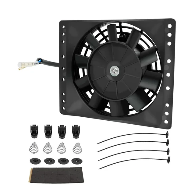 Ventola Di Raffreddamento Radiatore 6 Pollici Slim 650CFM 12V - Universale Per Auto E Motori - Foto 6