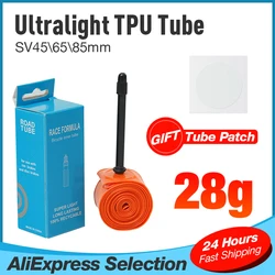 New Ultralight Bike Inner Tube 28G 700 X 18-32C Road MTB Bicycle Tpu Inner Tire 45/65/85Mm Length French Valve Super Light Tube