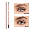 1PC Waterproof Double-Ended Eyebrow Pencil 1.5mm Ultra Fine Eyebrow Pencil Sweat-proof Long Lasting Professional Eye Makeup 1