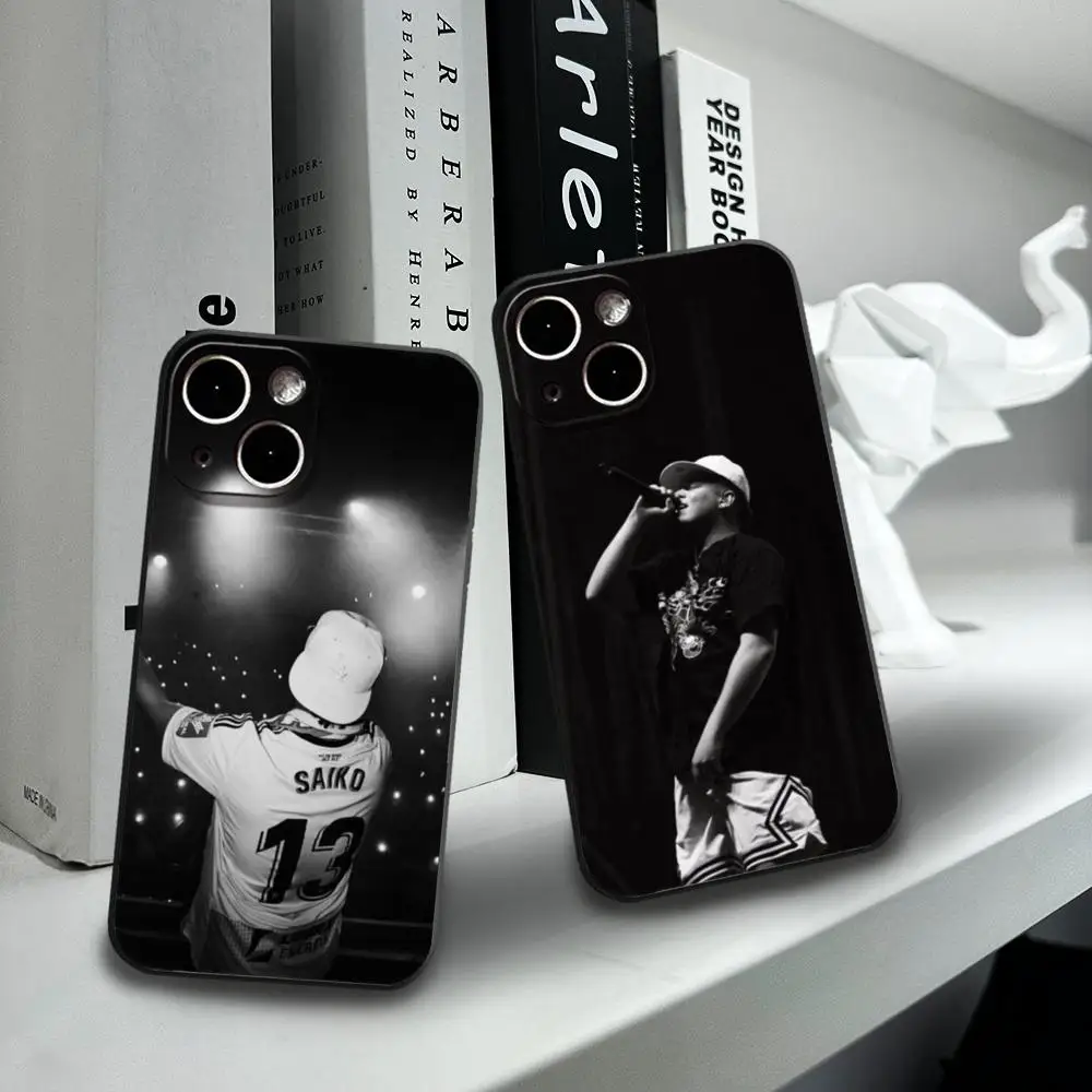 Saiko Black Soft Phone Case Cover