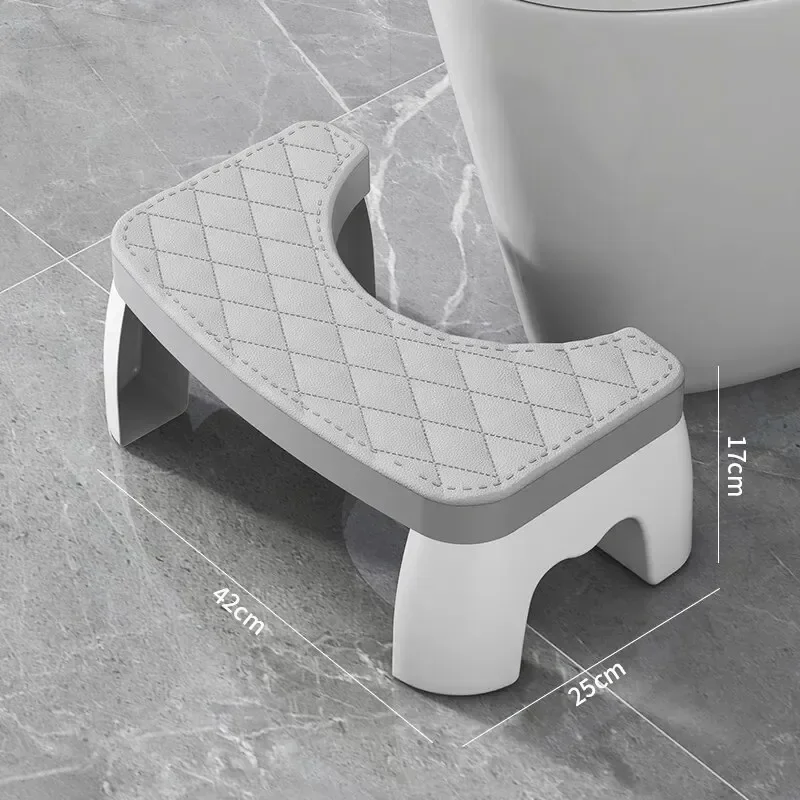 1 PCS Toilet Seat Stool Portable Squat Stool Bathroom Accessories Removable Non-slip