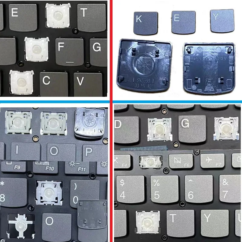 Keycaps Scissor Clip Dobradiça para Lenovo Ideapad 14iil05 32014 15 330-15 11 Yoga 530-14 730-15 Chaves Chave Boné Teclado Chaveiro