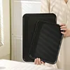 Black Rectangular Non-slip Serving Tray for Chinese Restaurant Fast Food Cake & Tea Service Commercial Durable Hotel Tableware 3