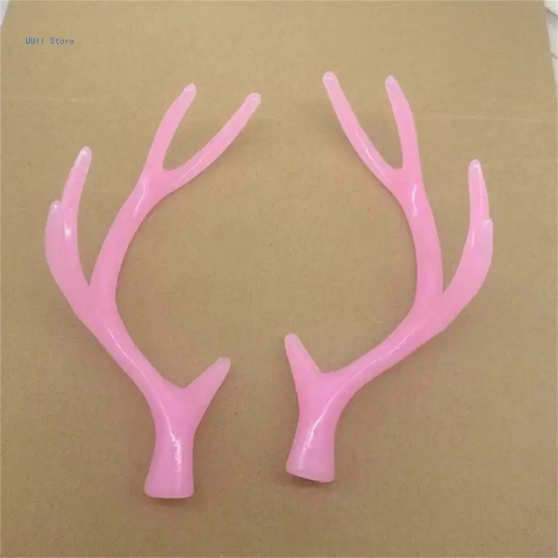 Realistic Antlers Resin/Plastic Creative and Nondeform for Women Girl Project Headband Making Cosplay Headpiece Supply