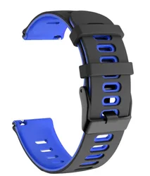 Versatile Silicone Watch Strap - Sport Bracelet Belt in Multiple Sizes - 22mm strap (BU)