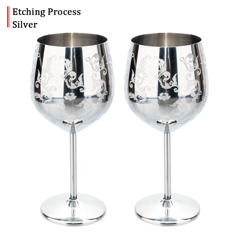 Elegant Grapevine Etched Red Wine Glass Goblet - Perfect for Parties, Weddings, and Wine Lovers' Gifts