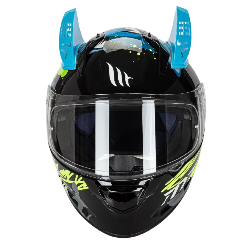 Cornes De Sécurité Pour Casques De Moto, Accessoire De Casque Avec