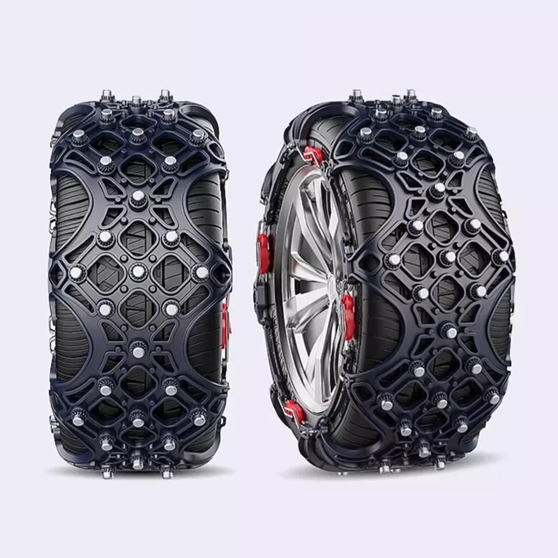 Winter hot selling full wrap bull tendon vehicle mud sandy snow tire chains anti skid snow chains for 165~275 car tires