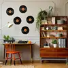 6Pcs Wood Vinyl Record Shelf Wall Mount Small Wall Record Holder Display Shelf Vinyl Record Shelves Record Album Display Holder 3