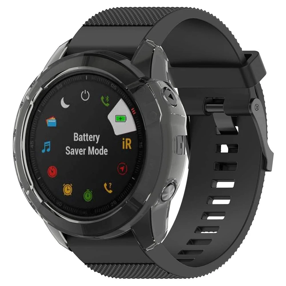 YAYUU-Juste de protection pour montre Garmin Fenix, étui saphir, cadre de protection en TPU, 6, 6S Pro, 6X Pro