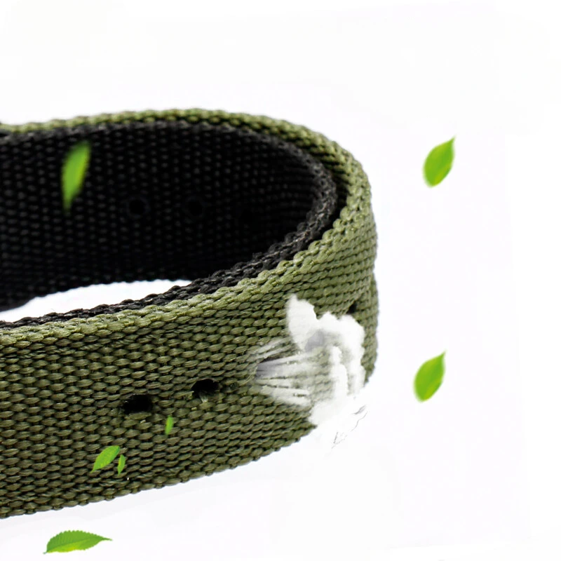 High-Quality Nylon Outdoor Canvas Watch Strap 24x12mm