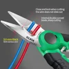 LAOA 6-Inch Multi-Purpose Stainless Steel Electrician's Scissors with Non-Slip Grips with Wire Stripping and Crimp Function 4