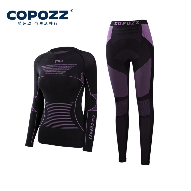 COPOZZ Thermal Ski Underwear Set Ski Snowboard Base LayerCamping Boutique