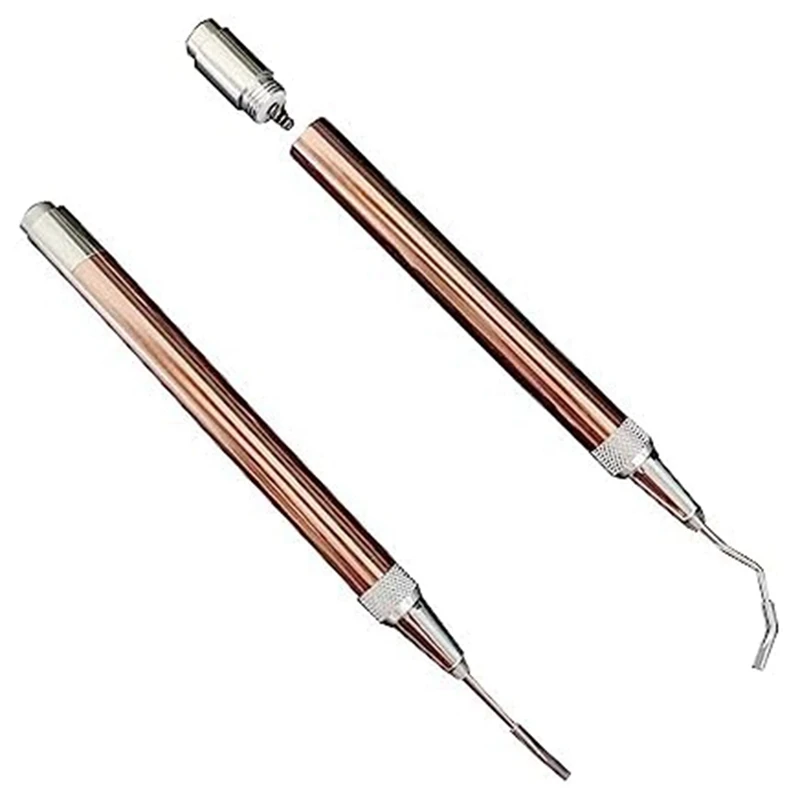 

2 PCS Weeding Tools For Vinyl - Vinyl Weeding Tool With Light, Weeding Pen Craft Tweezers For Cutting Machines Crafting