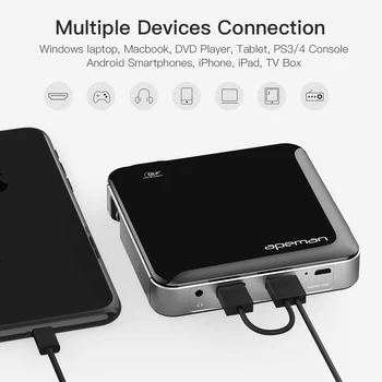 apeman M4 Mini Pocket DLP Projector 1080P 5