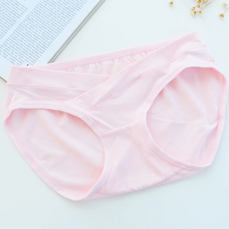 New arrived low waist 95% cotton 1-10 month 4pc/lot Pregnant women\'s underwear panties briefs spring summer m-xxxl