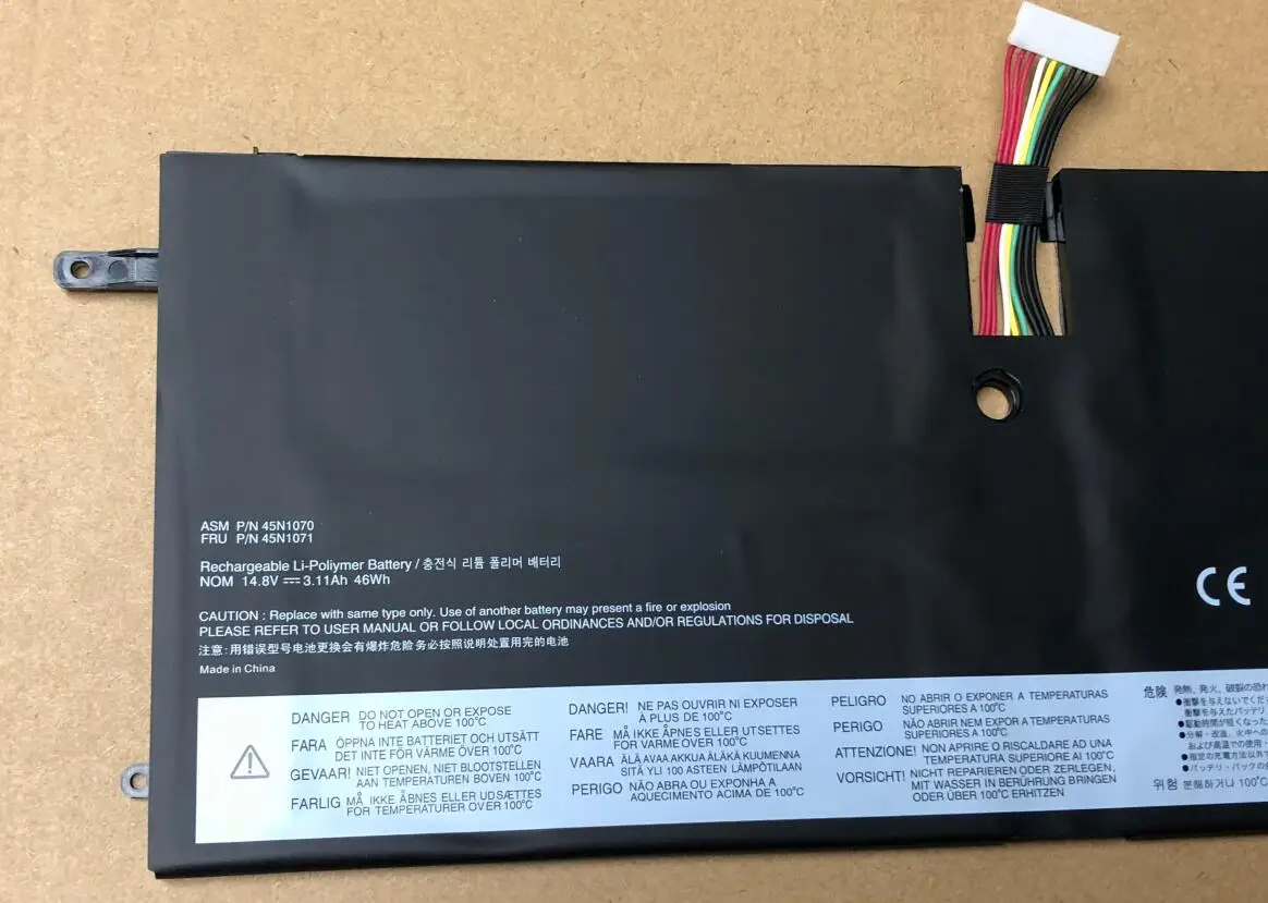 Bateria do Portátil para Lenovo Thinkpad x1 Carbon Series 3444 3448 3460 Tablet 45n1070 45n1071 - Imagem 5
