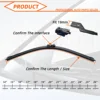 3PCS Car Wiper for LAND ROVER Evoque L538 2011-2017 Front Rear Windshield Four Seasons durable Accessories 2011 2012 2016 2017 6