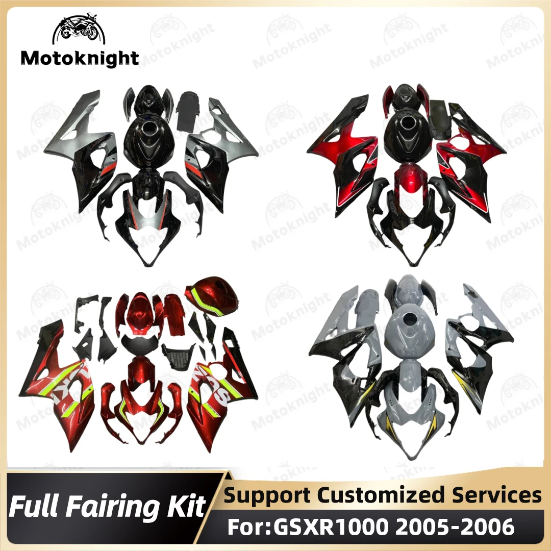 Motorcycle Bodywork Set Injection Mold ABS Plastics Full Fairings Kit For GSXR1000 05 06 GSX-R1000 K5 2005 2006 fairing fit