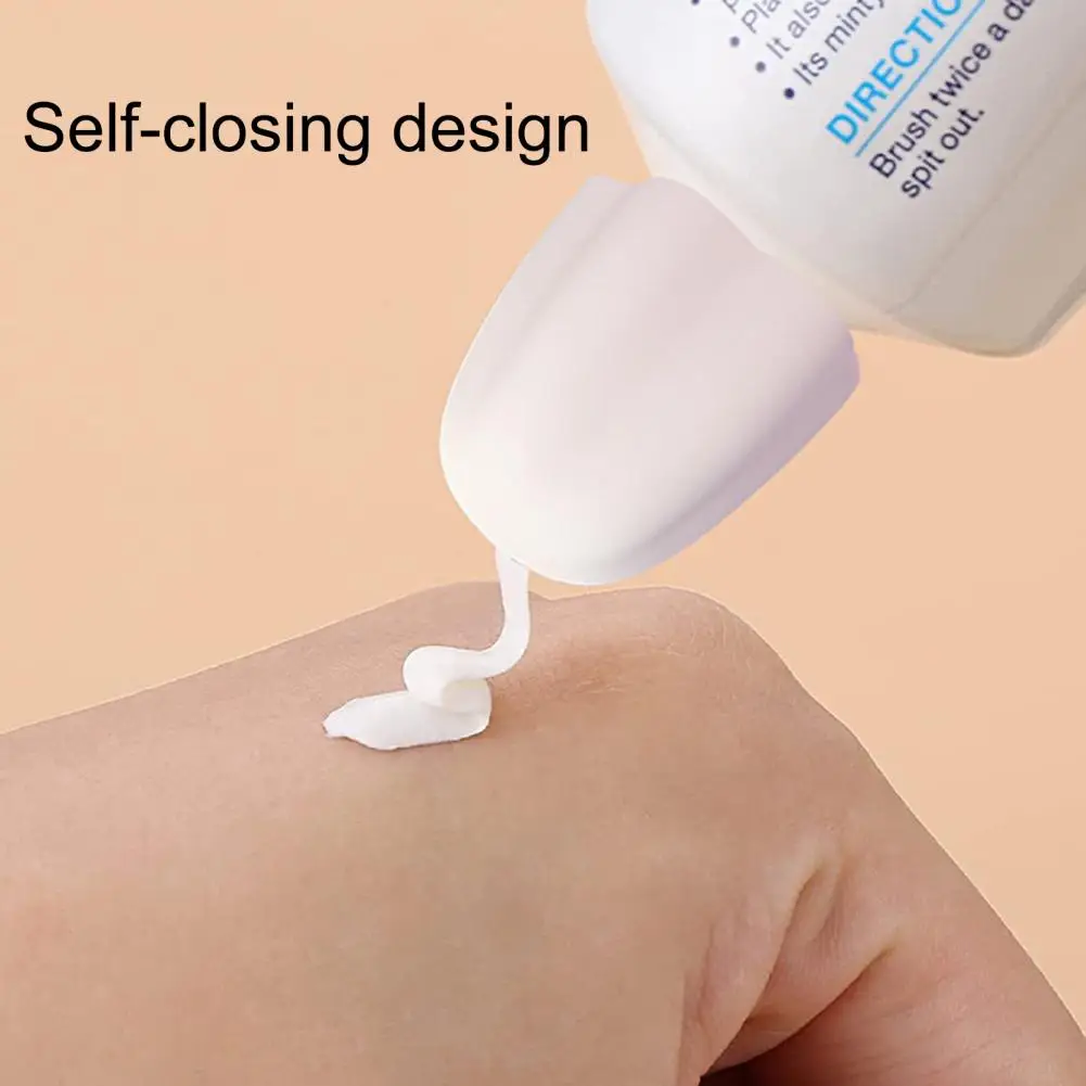 Toothpaste Squeezer Holder Reusable Automatic Closing Flower Shape Silica Gel Self Closing Toothpaste Cap 3