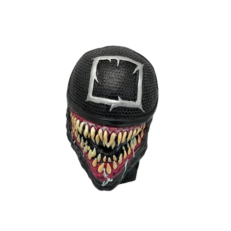 ハロウィーンの夜のコスプレスーパーヒーローヴェノムマスクホラー