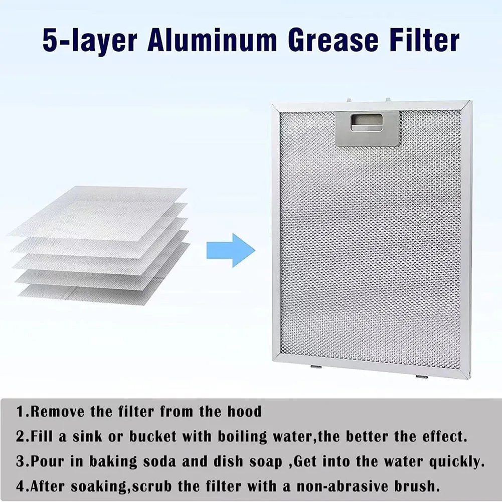 Filtro Aspirador de Alumínio para Cozinha, Exaustor,